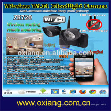 Énorme marché le plus bas prix de vente led lumière détection de mouvement caméra wifi p2p